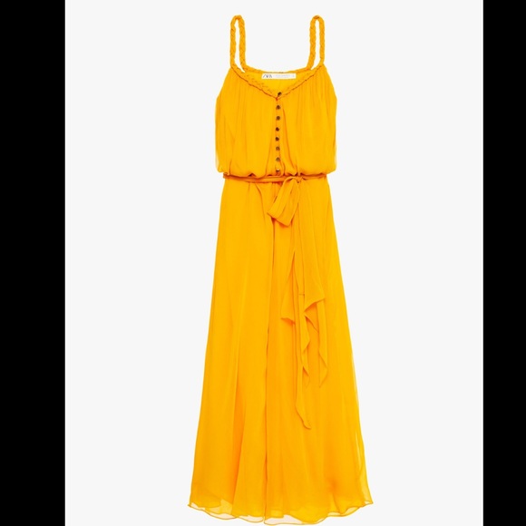 LAST 1 🔥NWT ZARA Limited Edition Slik Blend Dress - Picture 5 of 11